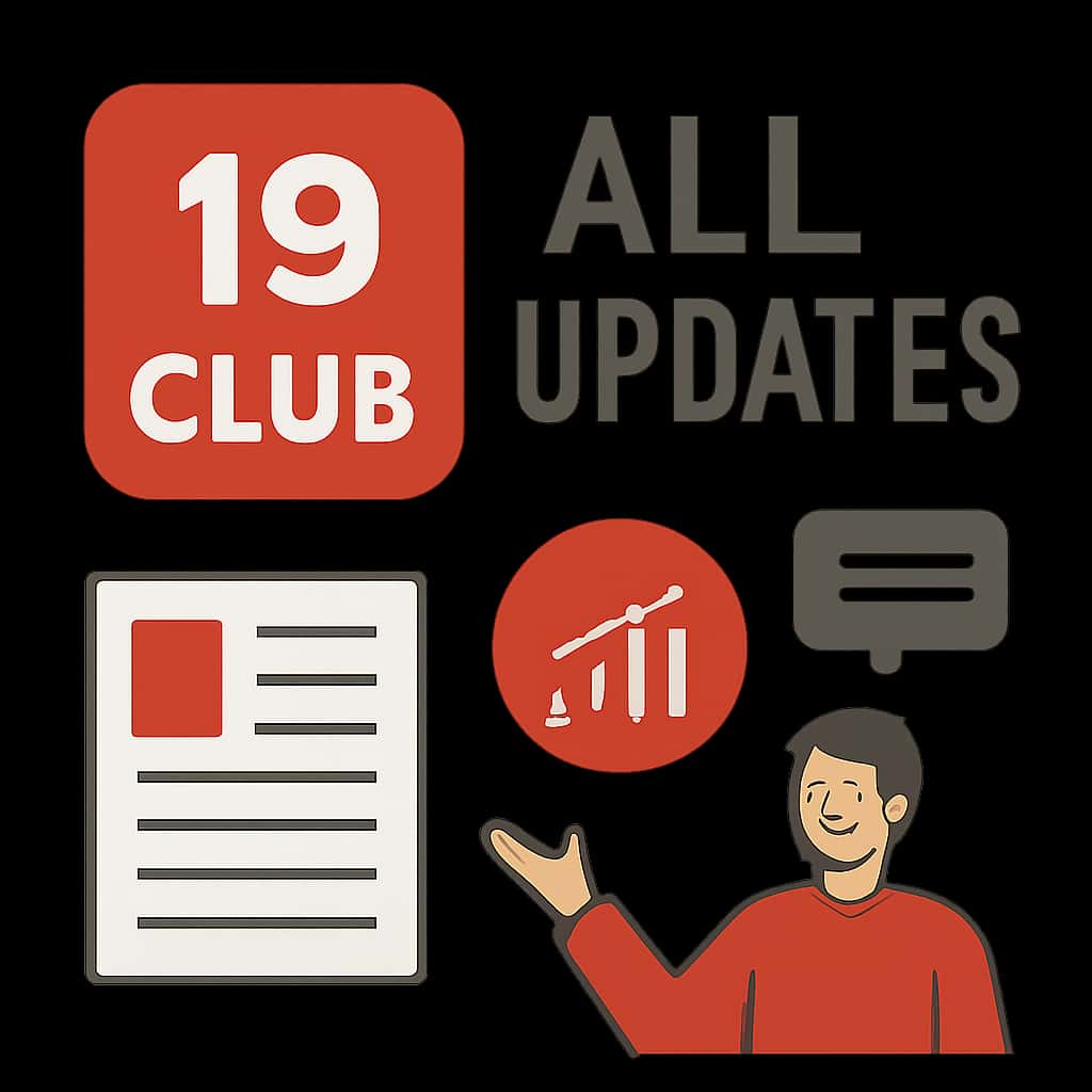Illustration detailing the updates for All 19 Club.